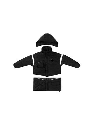 Techwear winter jacket