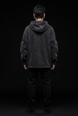 Japanese techwear hoodie