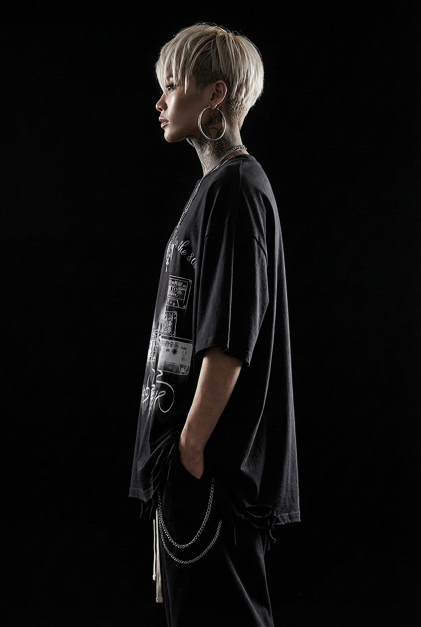 Tee shirt noir et blanc