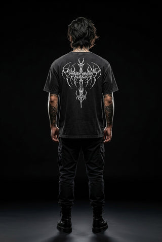 Tee shirt noir imprime N