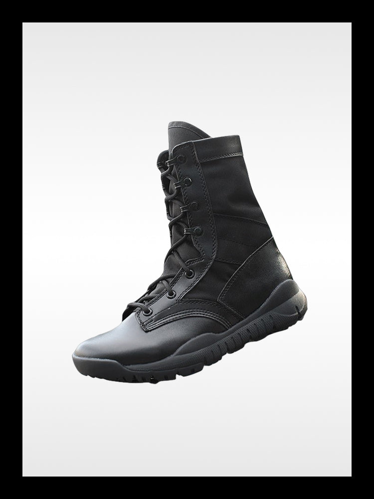 Black tactical shoes