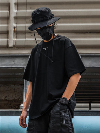 Black techwear T-shirt