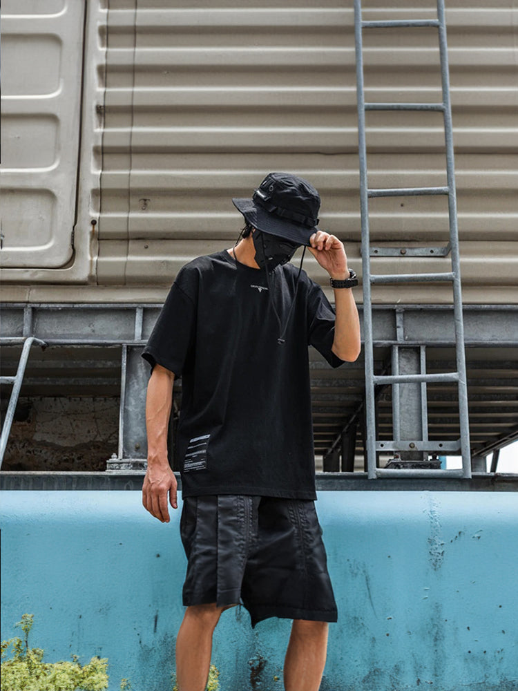Black techwear T-shirt